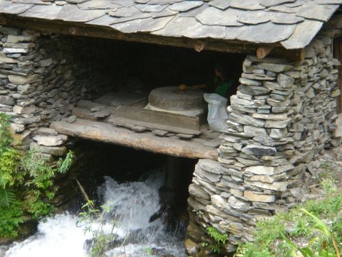 Water Powered Grain Mill